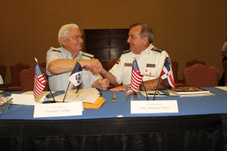  FIRMAN ACUERDOS COOPERACIÓN AUXILIARES NAVALES NORTEAMERICANOS, DOMINICANOS