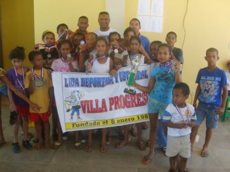 VILLA PROGRESO CAMPEÓN JUEGOS INFANTILES BOLIVARIANOS
