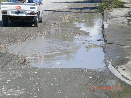 CARRETERA CONDUCE PROYECTO COSTAMBAR INTRANSITABLE