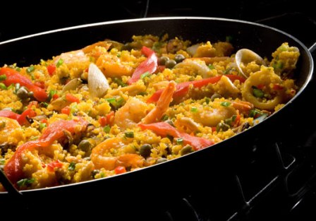 Paella de mariscos