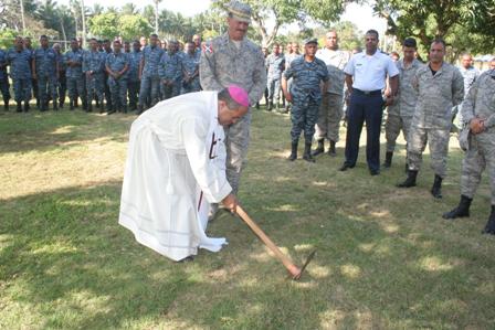 INICIAN CONSTRUCCIÓN CAPILLA CATÓLICA COMANDO AÉREO NORTE