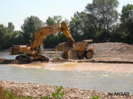 MEDIO AMBIENTE SANCIONARÁ EXTRACCIÓN MATERIALES RÍOS