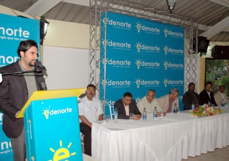 EDENORTE ESTABLECE SERVICIO 24 HORAS COMUNIDADES SOSÚA