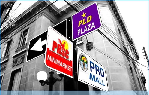 PARTIDOS CONVERTIDOS EN PLAZAS COMERCIALES