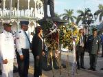 AUTORIDADES, SECTOR EDUCATIVO RINDEN HOMENAJE NATALICIO “MATÍAS RAMÓN MELLA”
