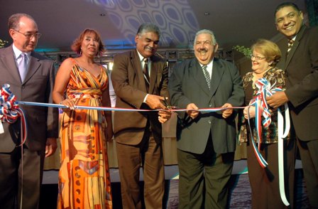 PERIODISTAS ADOMPRETUR PUERTO PLATA ASISTEN APERTURA FERIA TURISMO EN SANTIAGO