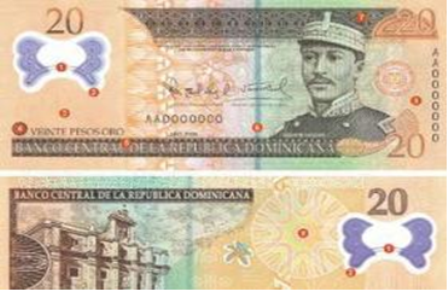 BANCO CENTRAL EMITIRÁ NUEVO BILLETE VALOR RDS20.00