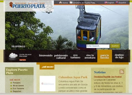 ABREN PÁGINA INTERNET INVITA DESCUBRIR DESTINO TURÍSTICO PUERTO PLATA