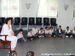 GOBERNADORA LLIBRE JIMÉNEZ  RECIBE RECONOCIMIENTO GRUPO ESTUDIANTES 