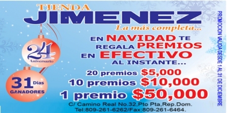 DESCONOCIDOS ROBAN VALLAS PUBLICITARIAS TIENDA JIMÉNEZ