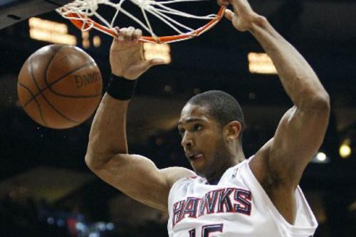 JUGADOR PUERTOPLATEÑO NBA AL HORFORD SOBRESALE TRIUNFO HAWKS ATLANTA