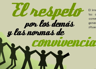 EL RESPETO POR LOS DEMÁS Y LAS NORMAS DE CONVIVENCIA