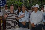 EX PRESIDENTE HIPÓLITO MEJÍA RECORRE MUNICIPIOS, COMUNIDADES COSTA NORTE