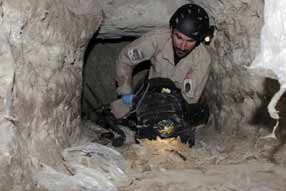 HALLAN NARCO TÚNEL FRONTERA MÉXICO-EEUU 