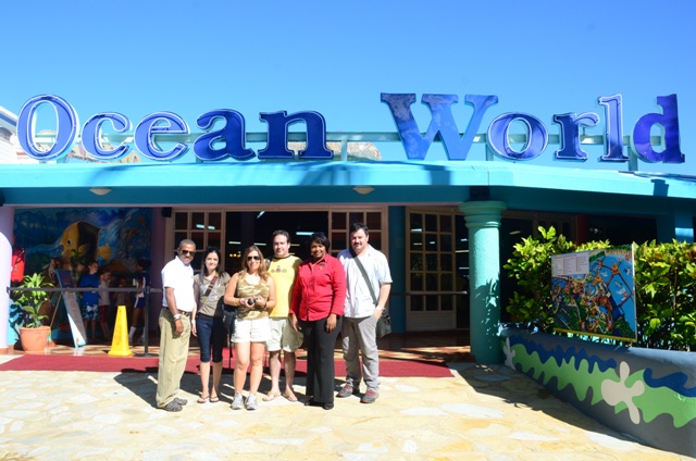 PERIODISTAS TURÍSTICOS  CHILE, URUGUAY VISITAN OCEAN WORLD