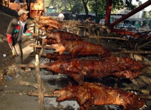 VÍSPERA NOCHEBUENA AUMENTA VENTA CERDOS ASADOS EN PUERTO PLATA