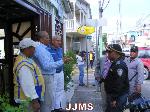 GENERAL ALMONTE MORALES GIRA VISITA COMERCIOS, CALLES PUERTO PLATA