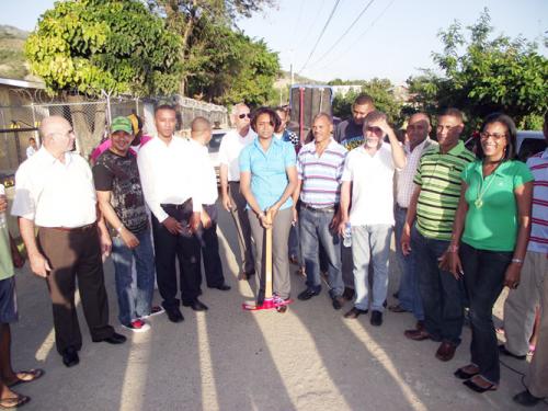 INICIAN TRABAJOS ASFALTADOS CALLES COMUNIDAD PALMAR ARRIBA, ALTAMIRA