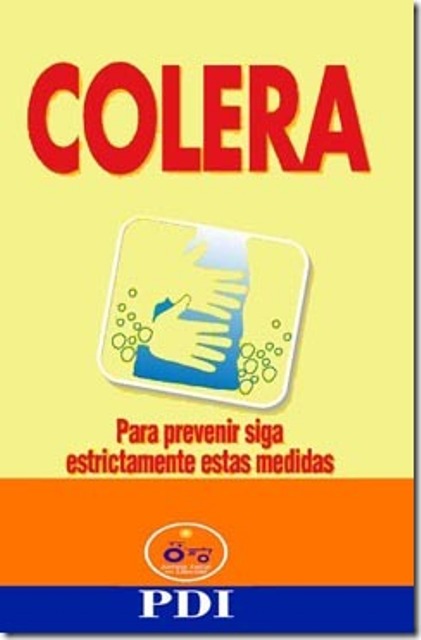 PDI PROPONE JORNADA NACIONAL COMBATE CÓLERA