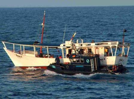 APRESAN GRUPO PESCADORES PUERTO PLATA EN NASSAU, LAS BAHAMAS 
