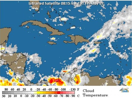 ONAMET MANTIENE EN ALERTA VERDE, AMARILLA REGIONES REPÚBLICA DOMINICANA