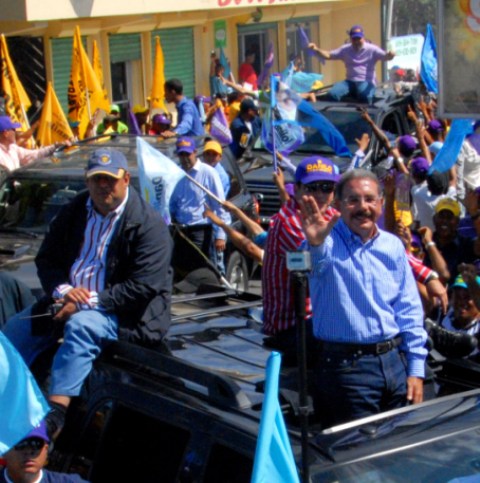 RESALTAN APOYO RECIBE DANILO MEDINA RECORRIDO POLITICO NAGUA, PUERTO PLATA