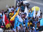 ESTUDIANTES CURA-UASD PROTESTAN CALLES PUERTO PLATA 