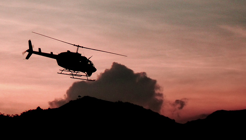 ACLARAN VUELO RASANTE DE UN HELICÓPTERO SOBRE COSTAS DE PUERTO PLATA