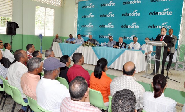 CDEEE, Edenorte inauguran obras rehabilitación redes Villa Vásquez