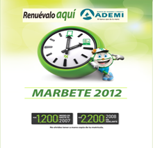 Banco Ademi en puerto plata inicia venta de renovación de marbetes 