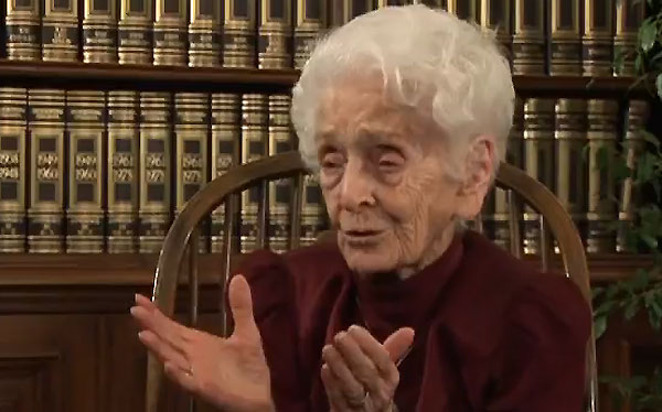 La premio Nobel más longeva murió a los 103 años