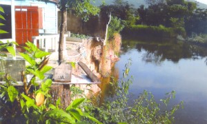 RESIDENTES EN EL JAVILLAR PIDEN DESVIACIÓN DEL RIO SAN MARCOS