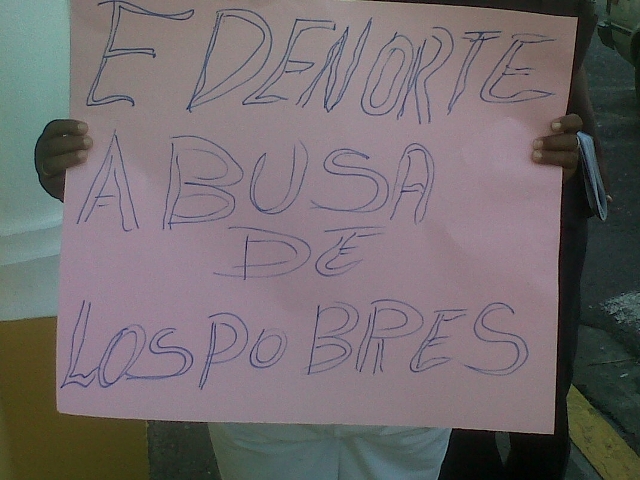 TAMBIÉN EN SAN MARCOS PROTESTAN POR LA FUERTE PELA DE APAGONES