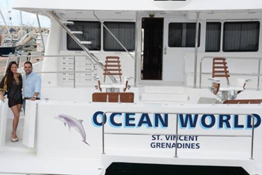 MISS REPUBLICA DOMINICANA VISITA OCEAN WORLD