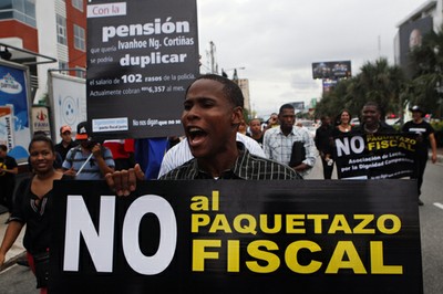 Las protestas  