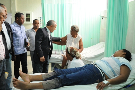 Ministro Salud  Pública Inspecciona  Hospital Nagua