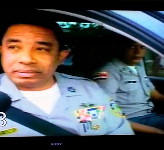 Chofer del Jefe de la Policía andaba sin el cinturón de seguridad en comunidades del Cibao