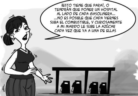 Suenan el tablazo otra vez…suben por tercera semana consecutiva las gasolinas
