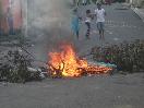 Residentes en sector Las Mercedes de Imbert realizan protesta por falta de agua potable