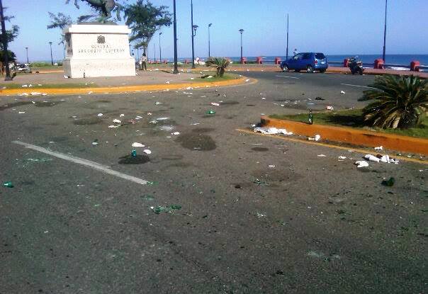 Condenan desórdenes ocurridos en el malecón de PP durante el fin de semana