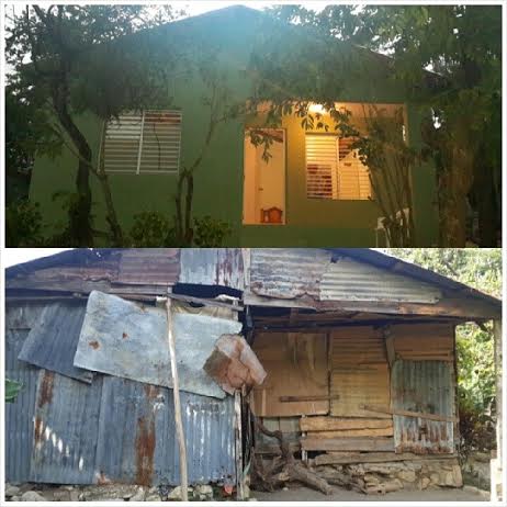 Centro Médico Bournigal entrega casa construida a colaboradora que vivía en condiciones deplorables