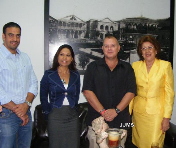 Cónsul británico visita la gobernadora provincial de Puerto Plata