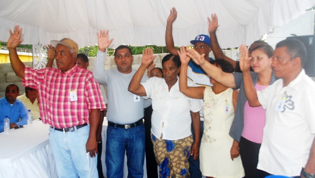 Juramentan nueva directiva Junta de Vecinos del sector Diego Bordas