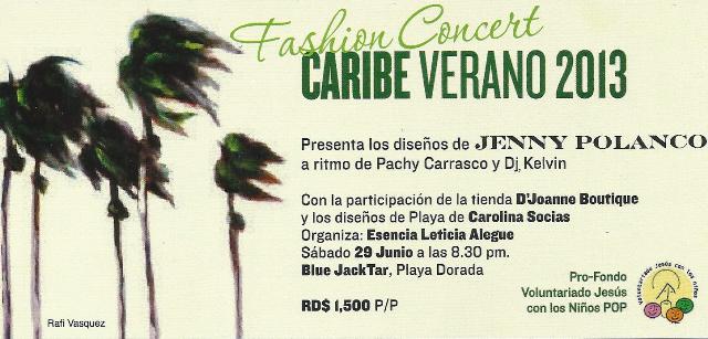  Con fines benéficos presentarán en PP desfile-concierto “Caribe Verano 2013”