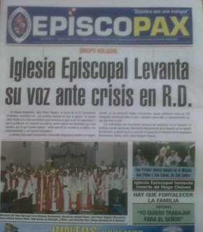 Iglesia Episcopal condena crisis económica del país