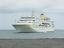 Crucero turístico “MS HAMBURG” llega al muelle de Puerto Plata con 400 pasajeros a bordo
