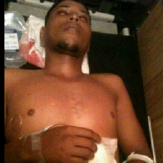 Joven herido de bala ayer se recupera tras ser atendido en hospital local
