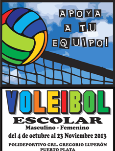 Anuncian torneo de voleibol juvenil escolar donde se disputará la Copa “Plaza Las Américas”