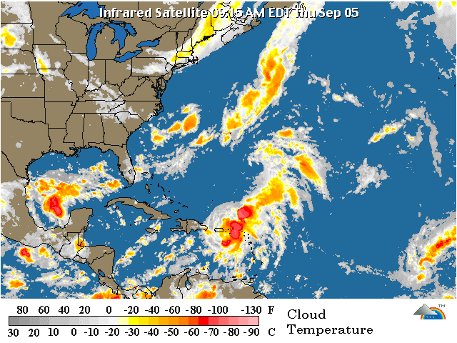 Tormenta Gabrielle continúa moviéndose lentamente hacia el noroeste y dejará mucha lluvia en RD