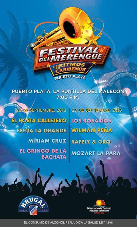 Este fin de semana se realizará en PP el Festival Brugal del Merengues y Ritmos Caribeños